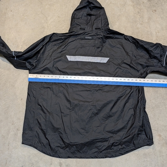 Alaskan Hardgear Men's 3XL 40 Mile Black Rain Jacket Hooded Full Zip - Picture 9 of 10